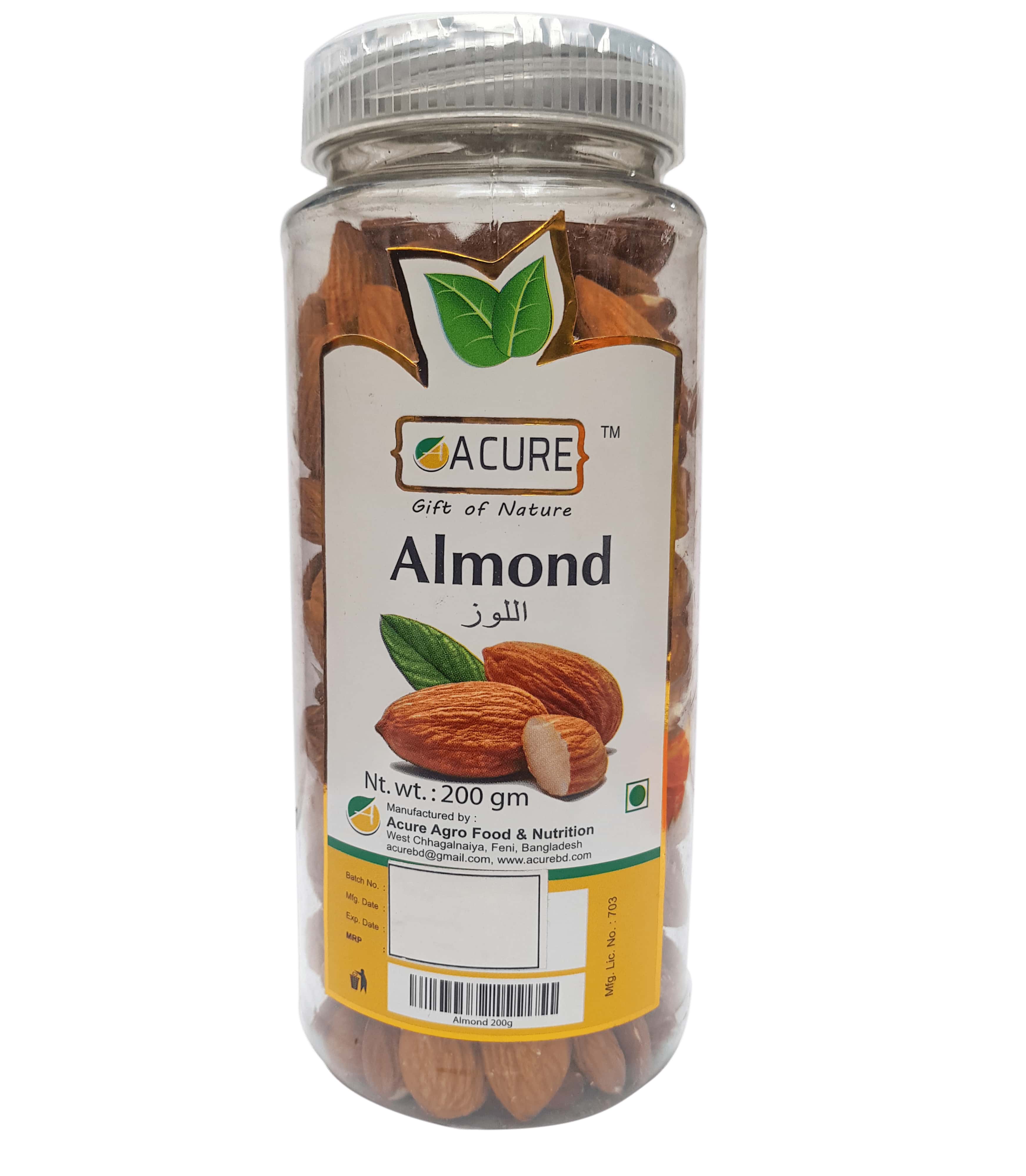 Acure Premium Almond - 200gm